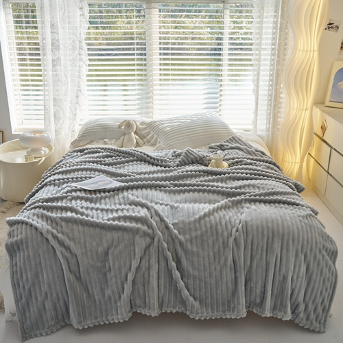 Rabbit Plush Commodity Fabric Bedroom Sofa Blanket